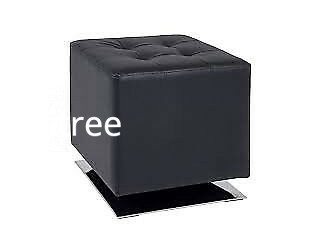 Brand new Stool In Black Leather 