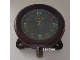 Art Decor Rare Air Force manual wind watch clock from Soviet