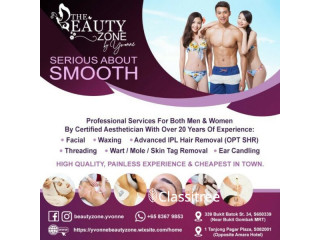Singapores Cheapest Facial Waxing IPL Wart Mole Skin Tag Rem