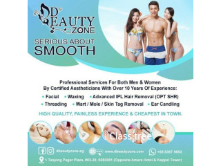 The Cheapest Waxing OPT SHR IPL Service In Singapore For Bot