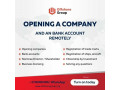 Opening a company and an bank account remotely