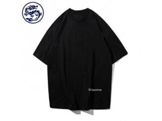Custommade Black Checkered Oversized Short Sleeve Tshirt