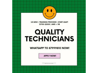 Quality Technicians Kallang Bonuses US MNC