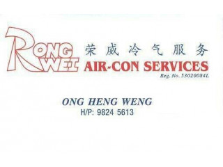 RONG WEI AIR CON SERVICES We are a Registered Company
