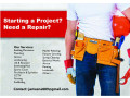 Starting a Project Need a Repair We provide all contractor j