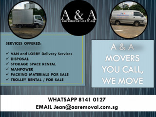 Singapore Movers at Your Service WHATSAPP JEAN for en