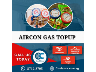 AIRCON GAS TOP UP AIRCON SERVICE olCare will provide you qua