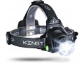 KINGTOP Headlamp Zoomable Rechargeable LED Headlight for Campin