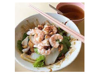 Cheong chin nam area Food stall Can do Fishball noodles Chic