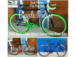 C Fixies Free Wheel Convertible Road Bike from Brand n