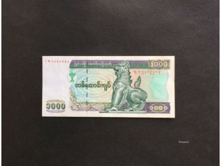 Myanmar Banknote kyats Cash on Delivery