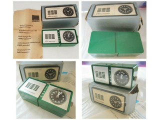 Table Alarm Clock by EMES Sonochron Germany Made Mechanical 