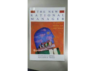 Brand New Book The New Rational Manager An Updated Edition F