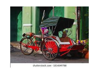 Rental of trishaws and rickshaws for events