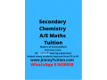 Full Time Secondary Chemistry EA Maths Tutor Years of Expe