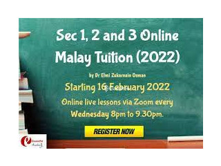 Sec and Online Malay Tuition Starting February