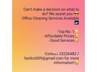 Affordable Prices Office Cleaning services