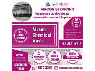 Aircon chemical wash vs chemical overhaul service