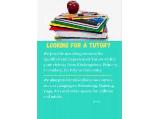 Looking For A Suitable Tutor For Your Child
