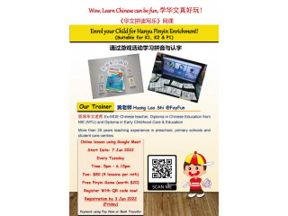 Fun Chinese Online Lessons For K to Pri 