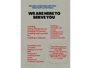 MILLENIA HANDYMAN SERVICES WE ARE HERE TO FIX YOUR PROBLEM