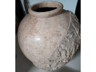 Solid well kept stone crafted Big Vase Pot