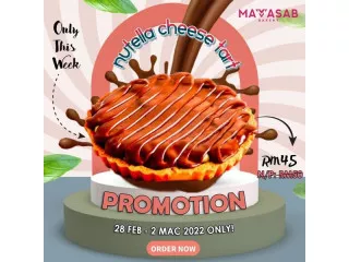 PROMO NUTELLA CHEESE TART IS BACK!!
