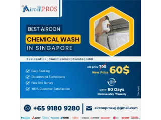 Best Aircon chemical wash company in Singapore