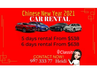 Chinese New Year CAR RENTAL
