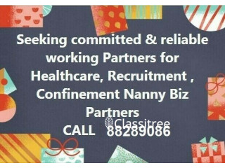 Seeking working Partners for healthcare Recruitment Confinem