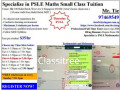  Specialize PSLE Maths Small Class Tuition