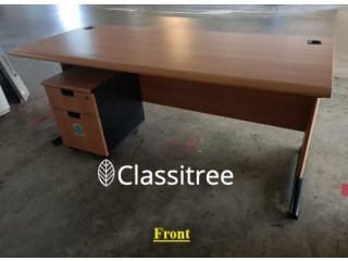 Office Table with Pedestal Self Collect Woodlands Close