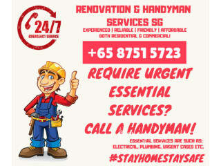STAY HOME CALL A HANDYMAN FOR ESSENTIAL NEEDS