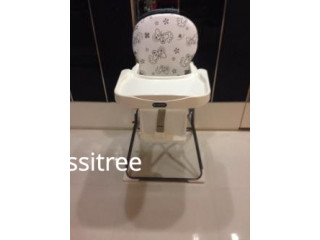 Baby Highchair white and gray