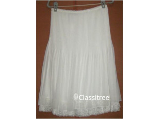 Brand new white skirt