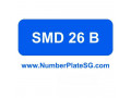  Digit Car Number Plate for Sale SMD B SMDB