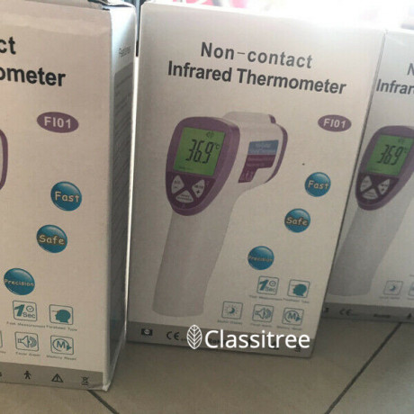 contactless-infrared-forehead-thermometer-in-stock-brand-new-gun-big-0
