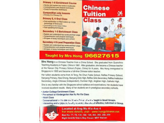 Hong Chinese Tuition