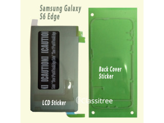 Samsung Galaxy S Edge Adhesive Sticker for Back cover and LC